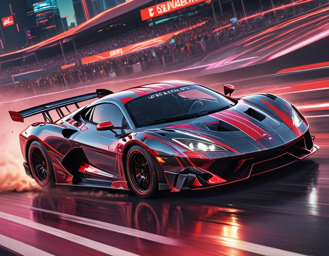 Sleek Speed: The Futuristic Supercar Bringing Racing to the Future