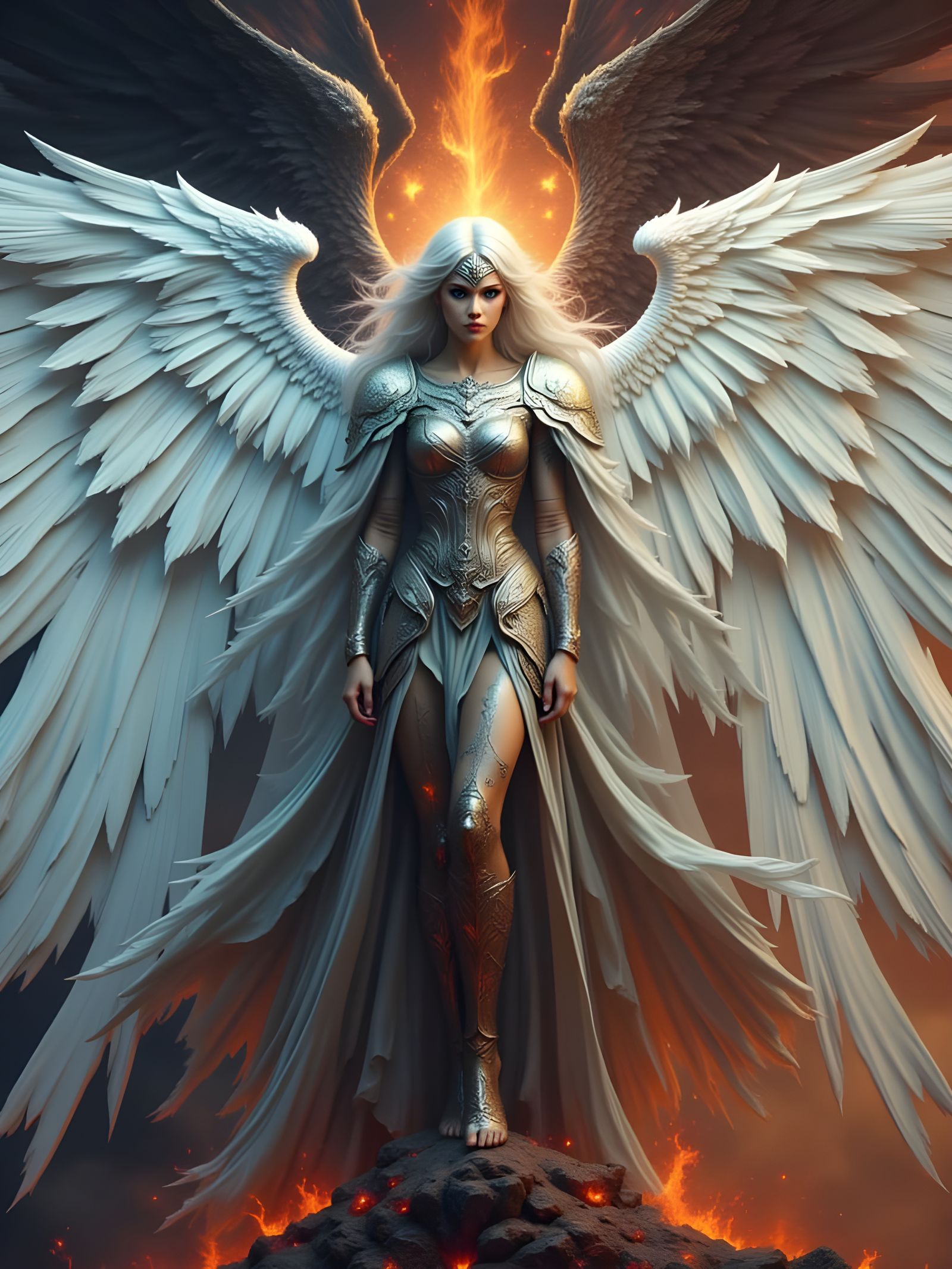 Angel and Demon Duality in Intense Internal Conflict