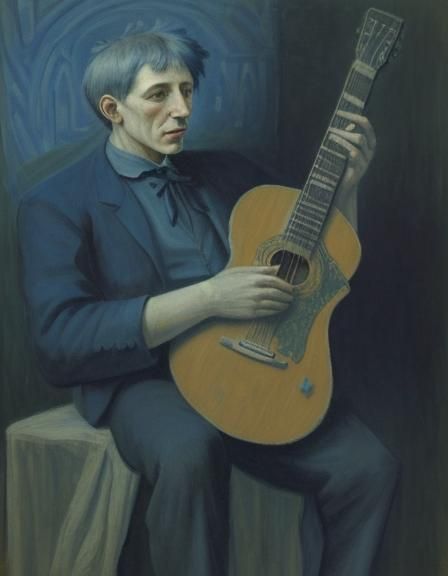 The Old Guitarist, late 1903–early 1904
Pablo Picasso