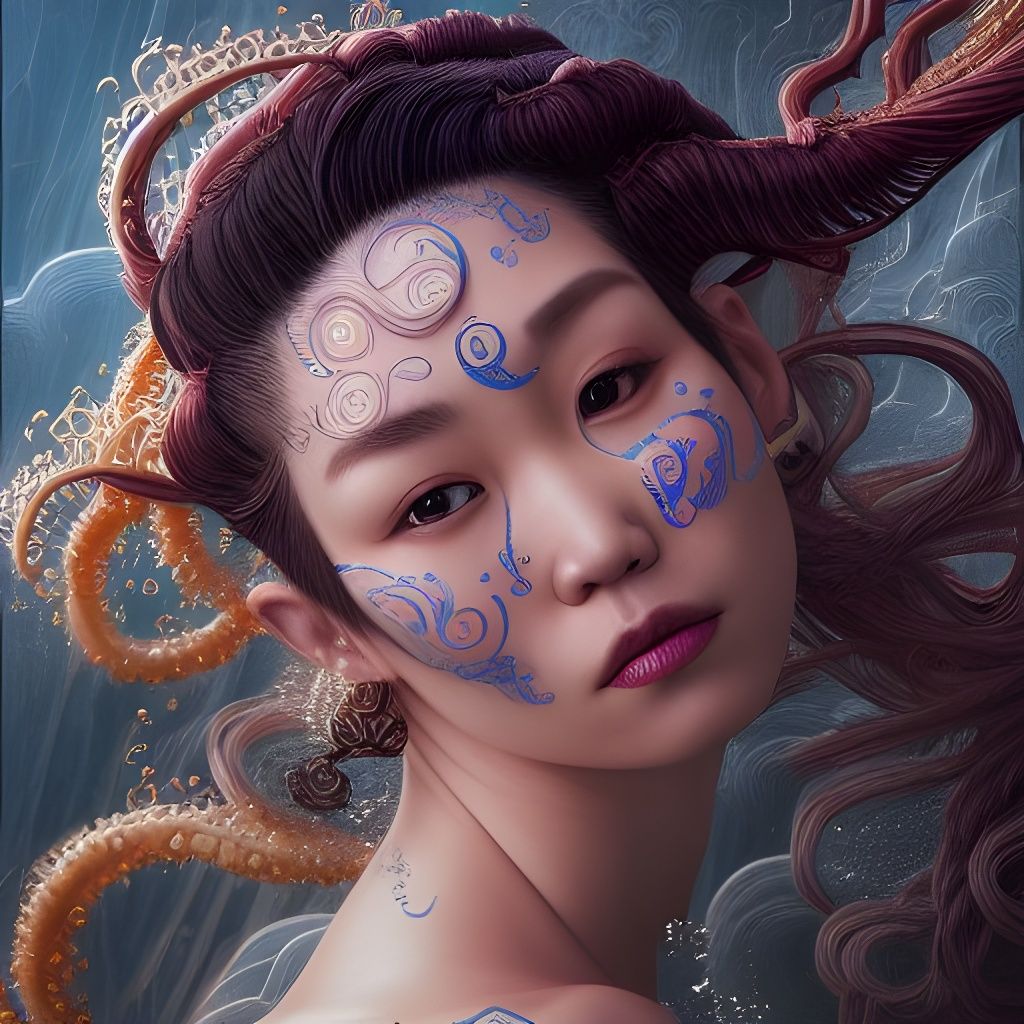 Chun-Li and Ivy Portrait in Fantasy Art Style