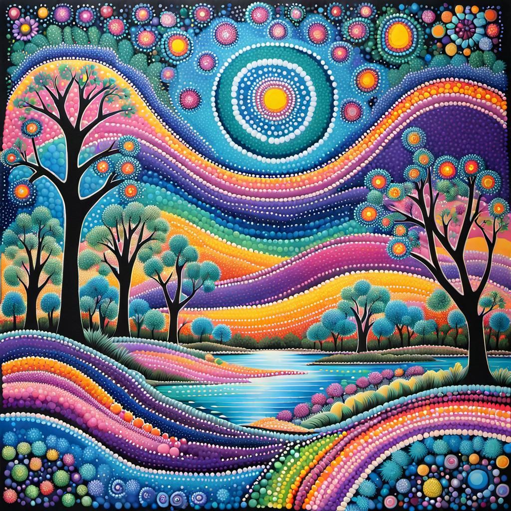 Orbital Oasis: A Spherical Landscape