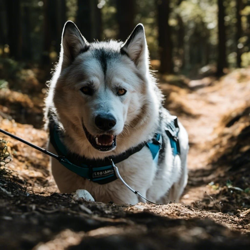 {<lora:Tibu Siberian Husky:1.0>} skieing down a mountan with sunglasses on i dare ya
