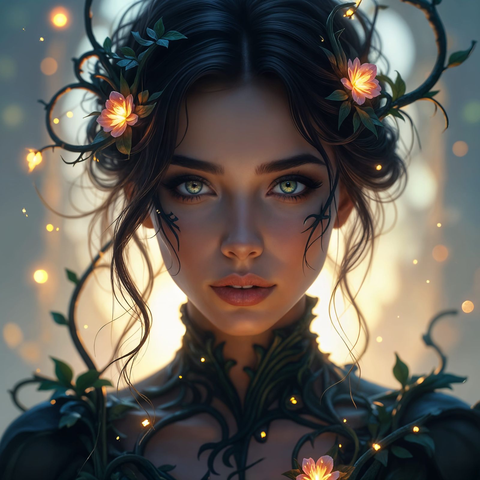 Fantastical Mindscape with Deep Colors