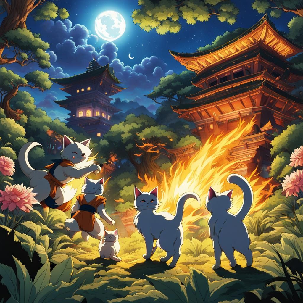 Dragon Ball Z Cat Finds Lost Mayan City