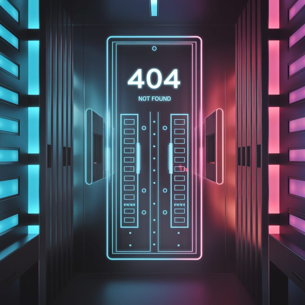 Futuristic Elevator Panel in Cinematic Lighting