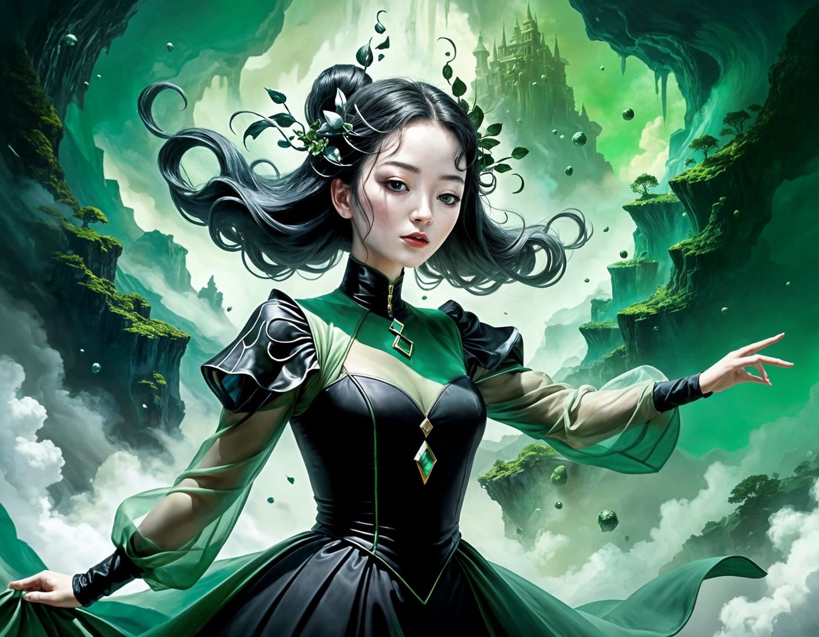 Ghost Girl: Jade Chan in Digital Art