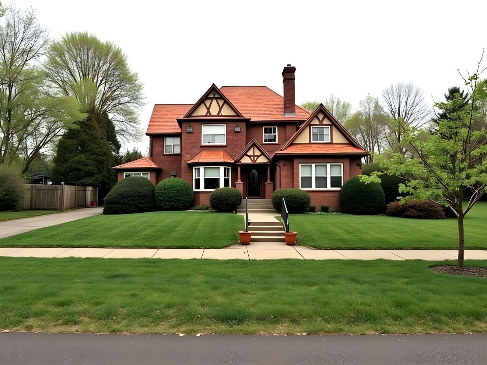 Arts and Crafts Scottish Cottage with Tudor Accents