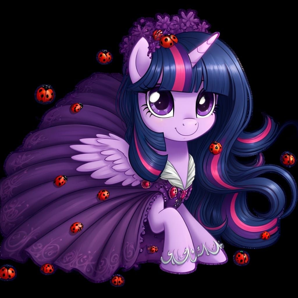 Twilight Sparkle in Gothic Fairy Tale Style