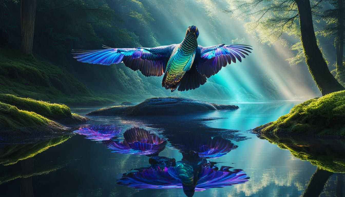 Iridescent reflections