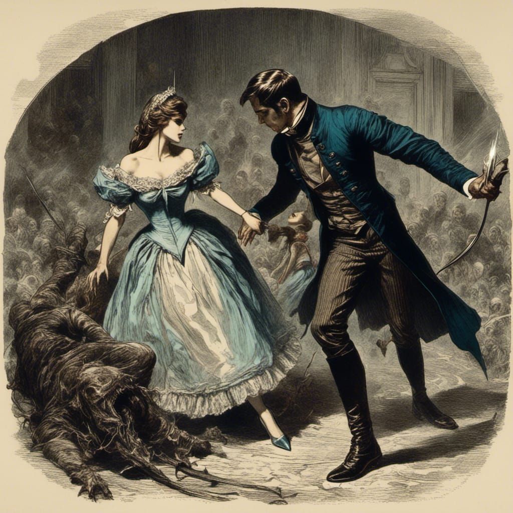 Cinderella's Macabre Attack on Prince Charming