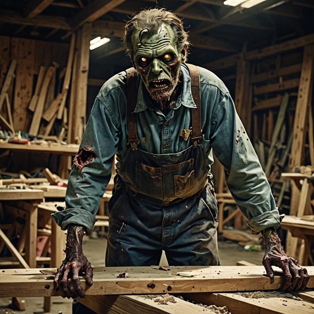 Dramatic Zombie Carpenter