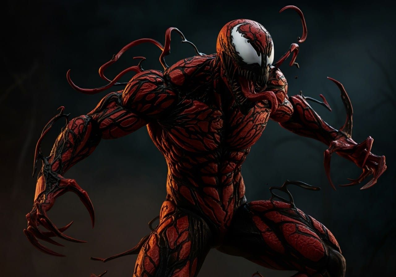 Marvel's Carnage: A Professional Photography Rendition