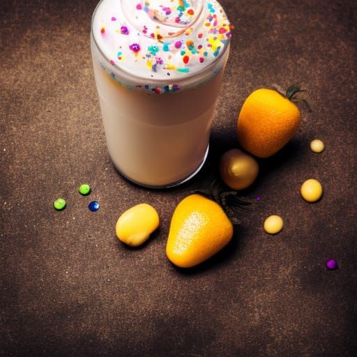 Rainbow Milkshake: Professional Photography with Bokeh