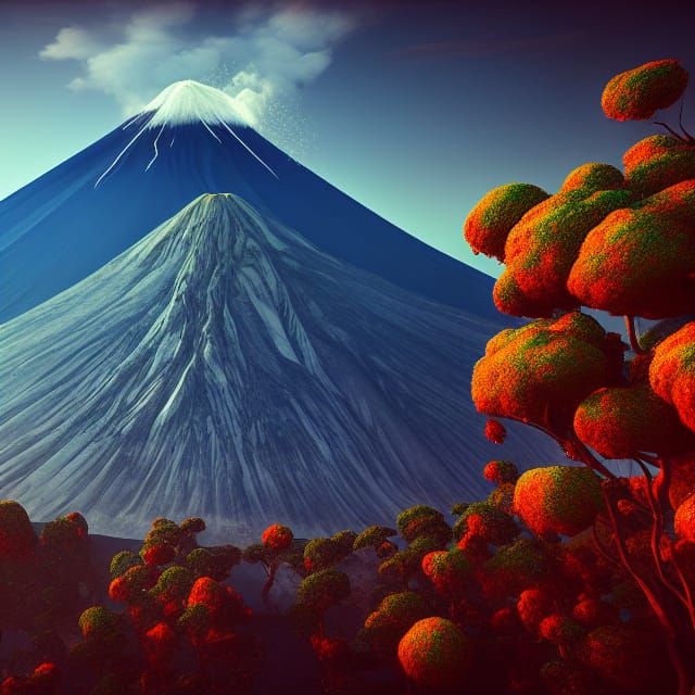 Volcan Tajumulco: Detailed Matte Painting in Guatemala