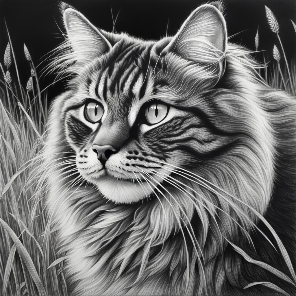 Charcoal Kitty