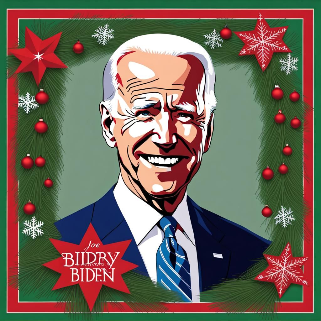 Joe Biden Christmas Card Design