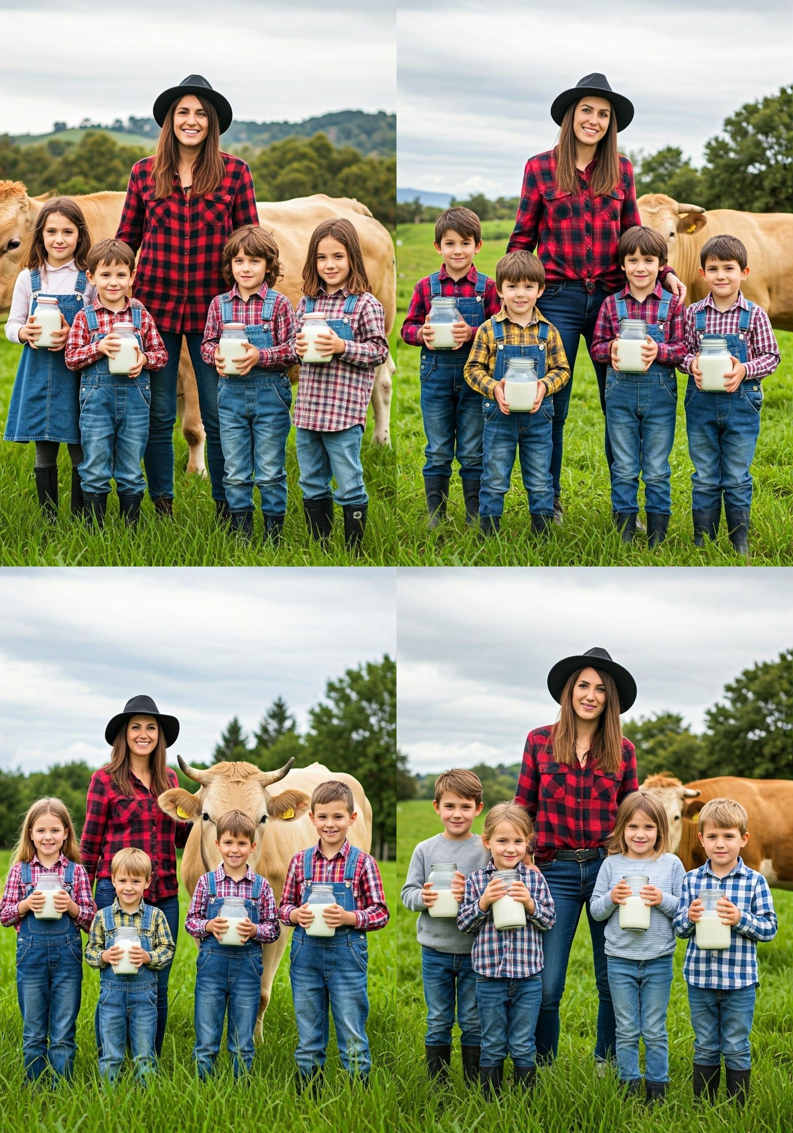 Idyllic Farm Scene in Spanish Countryside