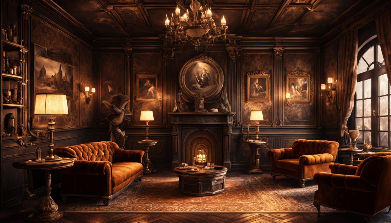 Cozy Speakeasy Toast in High Fantasy Style