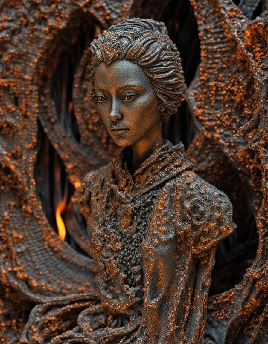 Ceramic Alchemy: A Technological Sculpture of Yearning