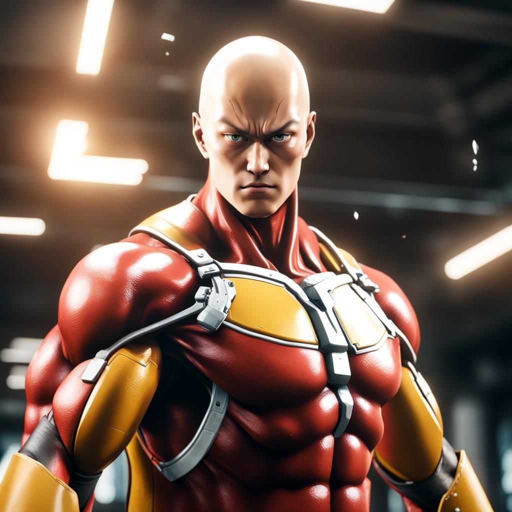 Saitama Rendered in Unreal Engine 5