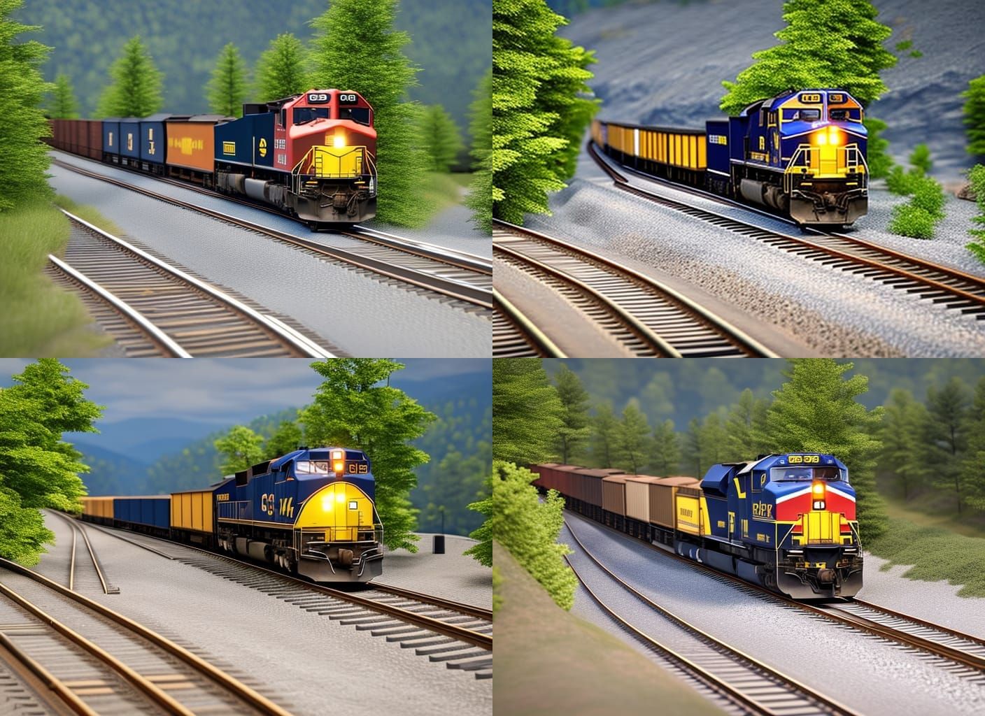 CSX Locomotive: Professional 8K Photorealistic Image