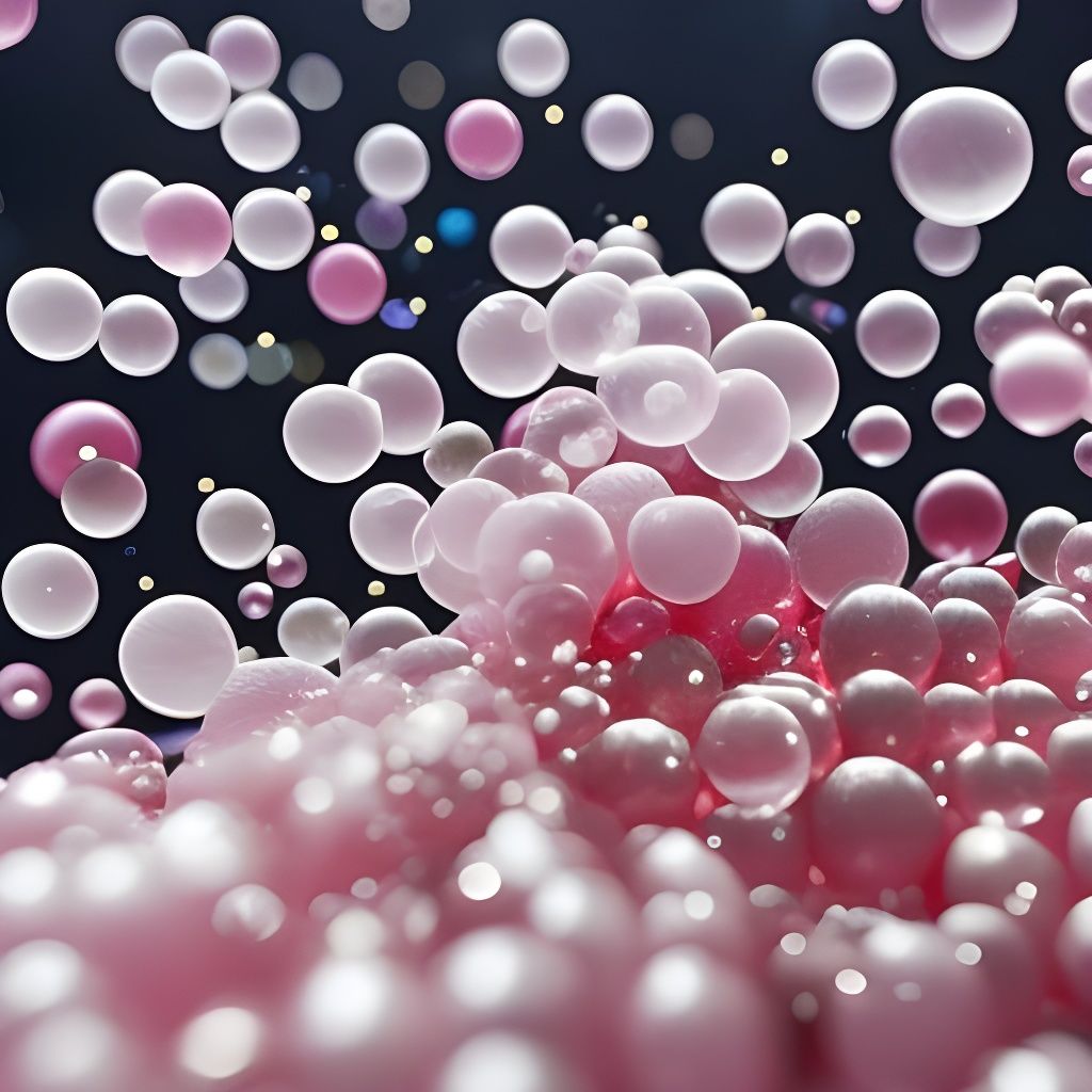 pink bubbles