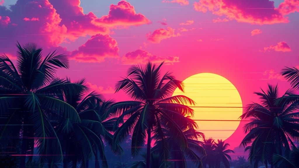 Synthwave Sunset