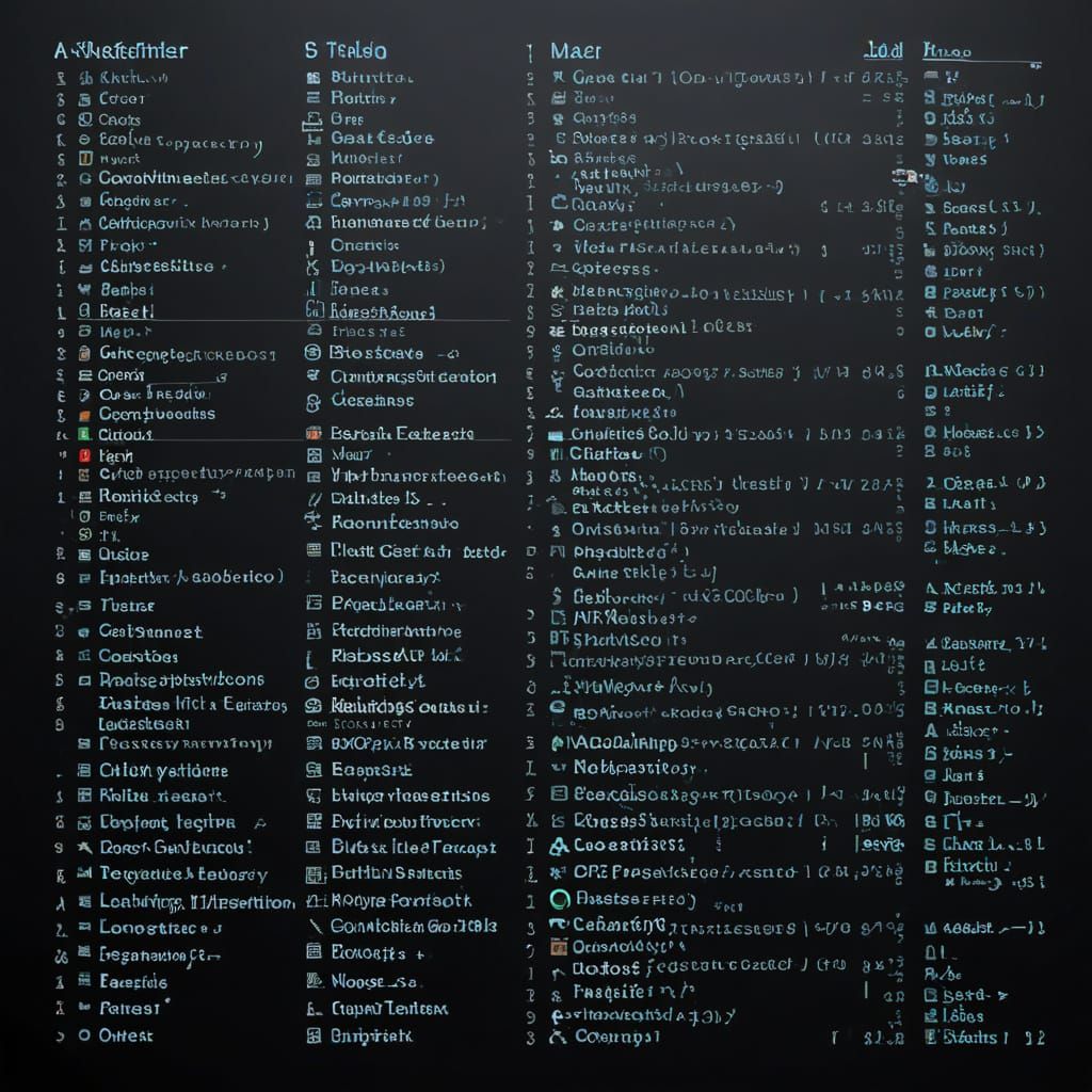 Matrix Style SEO Tricks and Tools Diagram