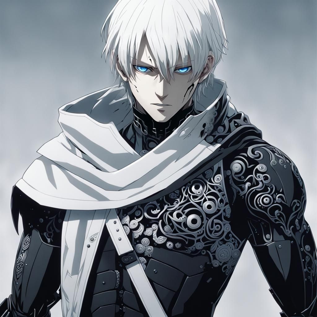 Anime Style Android 9S Yorha Portrait