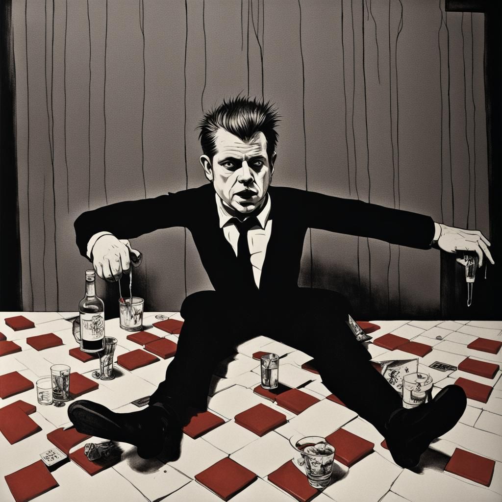 Disturbing Portrait in Style of Francis Bacon