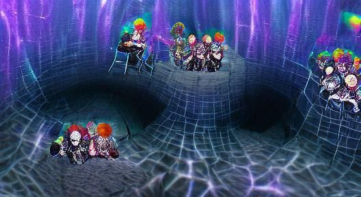 Abyssal Group Therapy: A Surreal AI Rendering