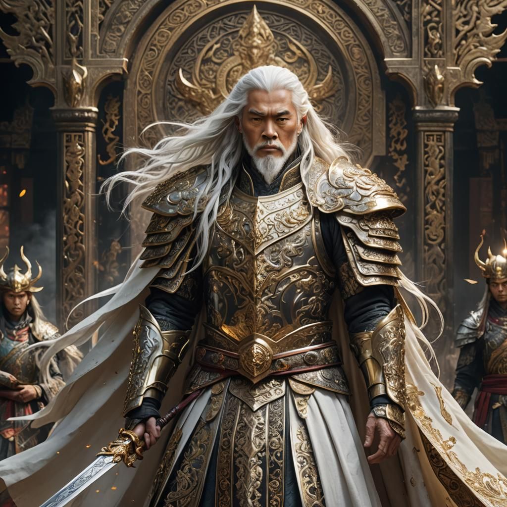 Jing Yuan Concept Art in Ornate Armor