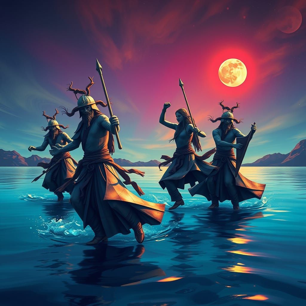 La danza della luna rossa