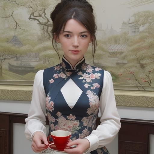Emily Harris-Weston Cosplay in London Chinatown