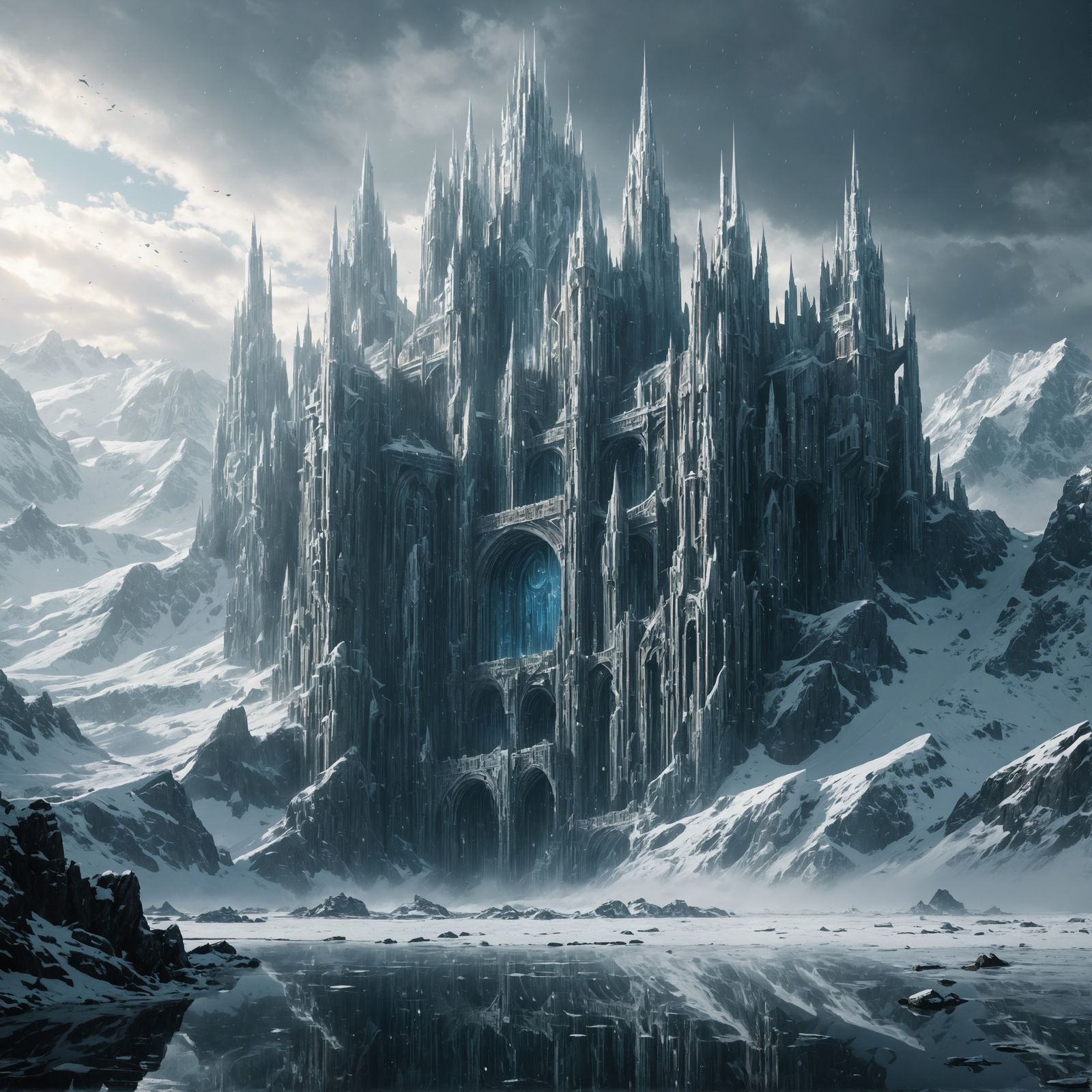 Epic Fortress of Solitude: Digital Matte Painting