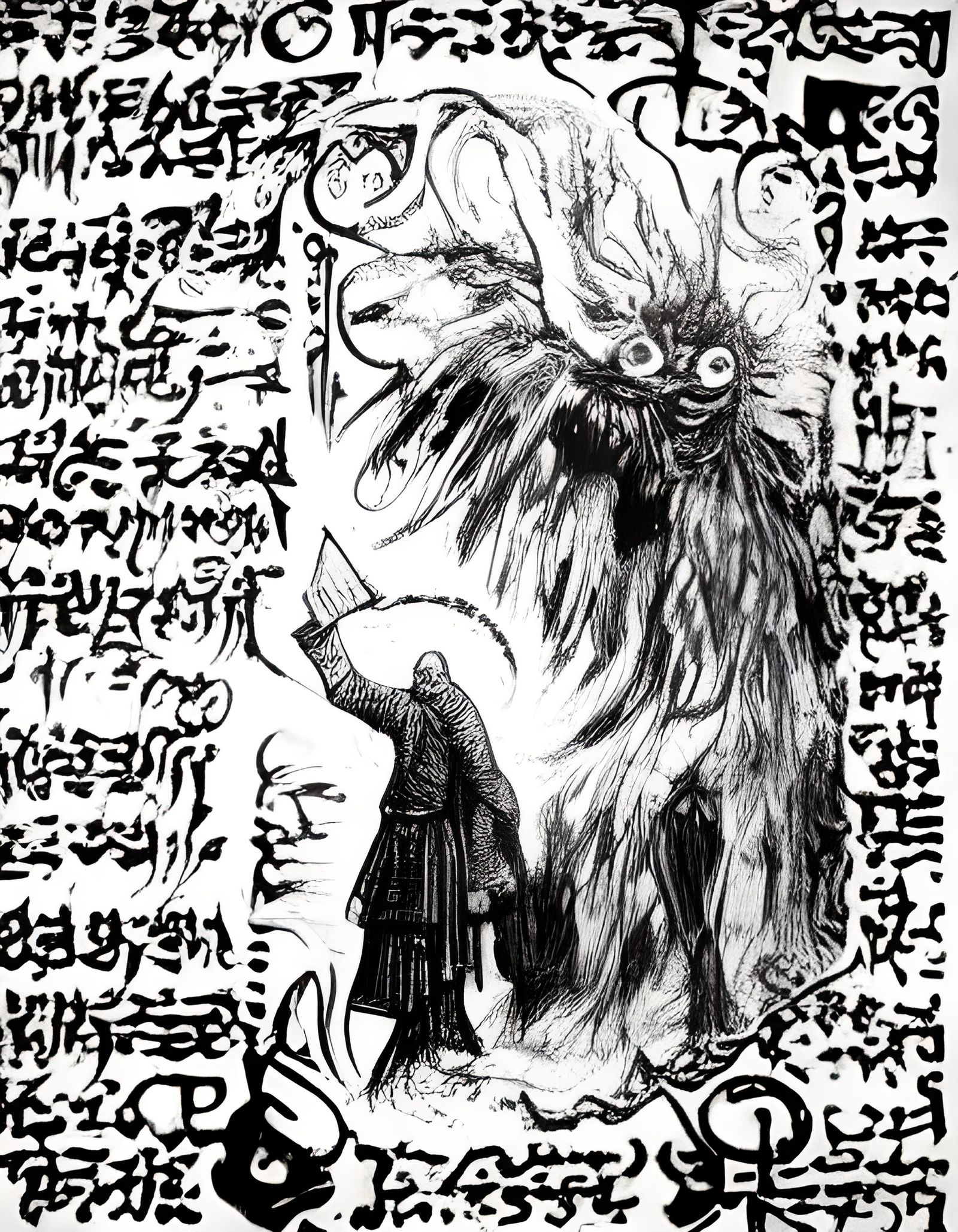 Cthulhu Scroll Arises from the Sea