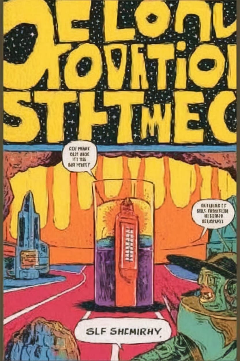 Surreal Cyberpunk Robot Goddess Unleashes Chaos in the Cosmo...