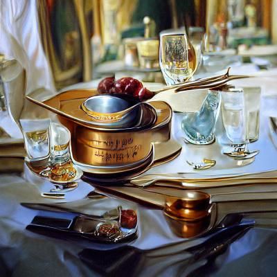 Elegant Figure in Oil Painting Style