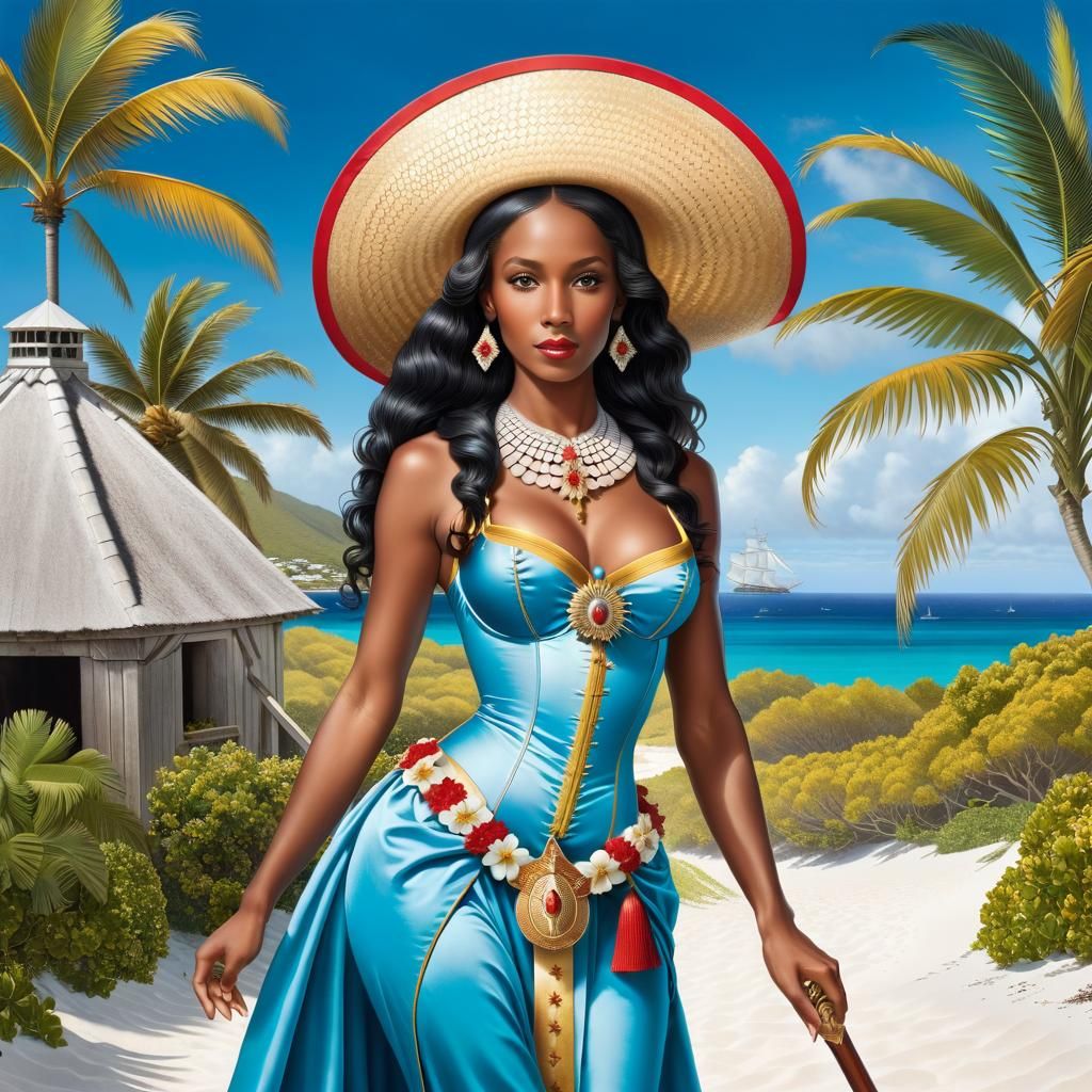 Saint-Martin as a Woman