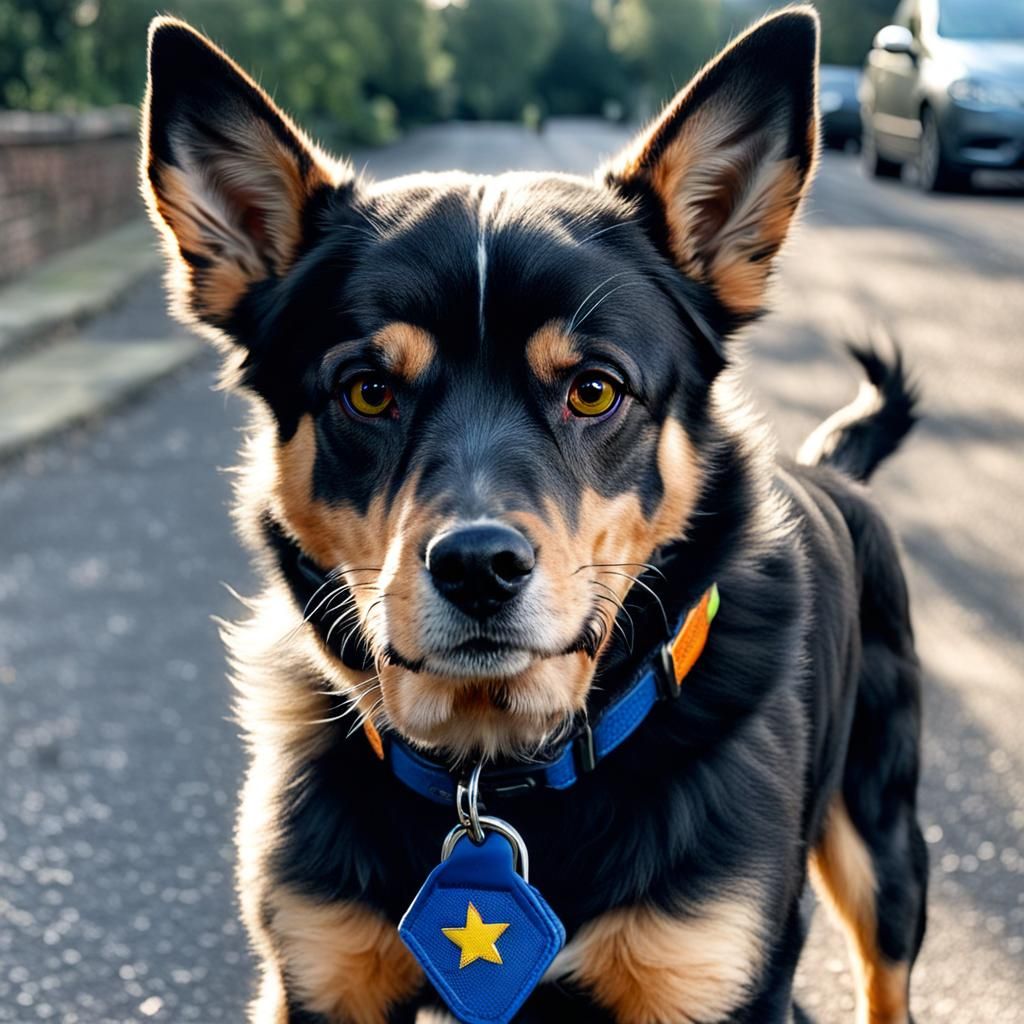 AI Image of Bolt the Dog