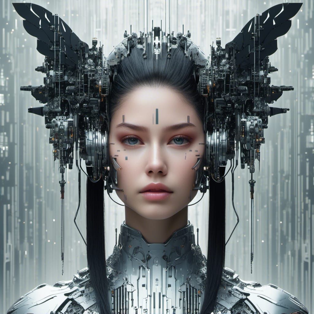 Glitch in the Matrix: Cyber Pixie Digital Art