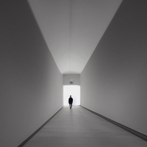 Eerie Liminal Space Hallway