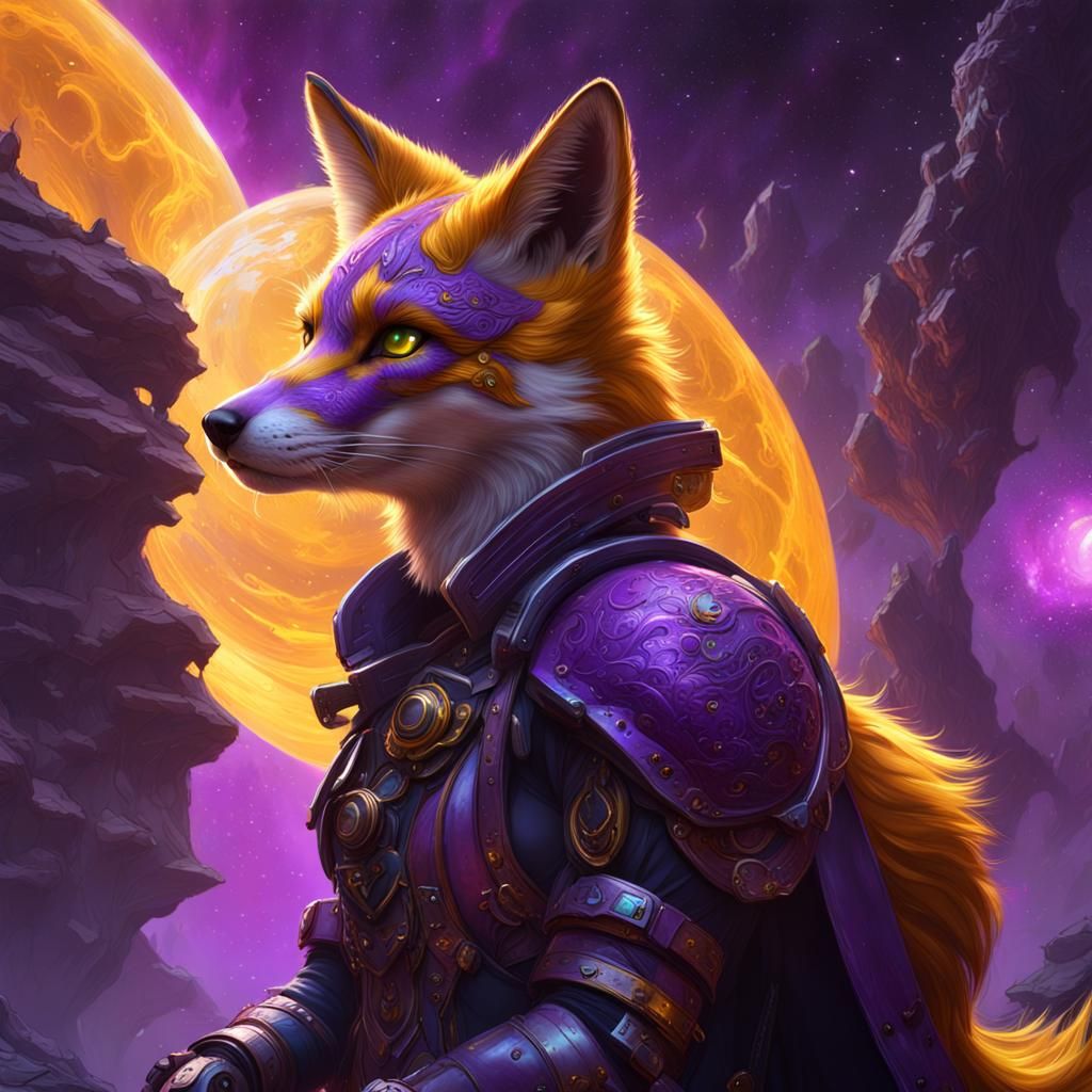 Space Fox Venus: Dark Fantasy Concept Art