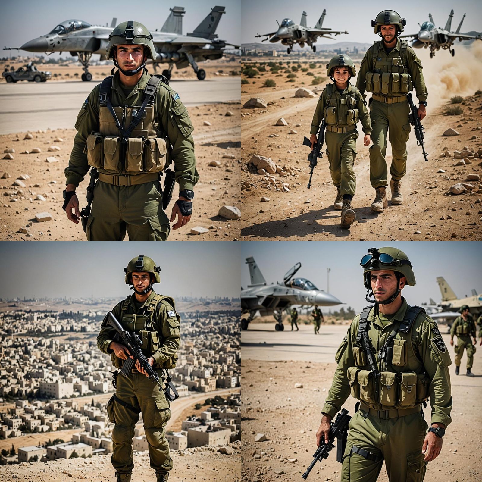 IDF Fighter in Detailed AI Generated Image