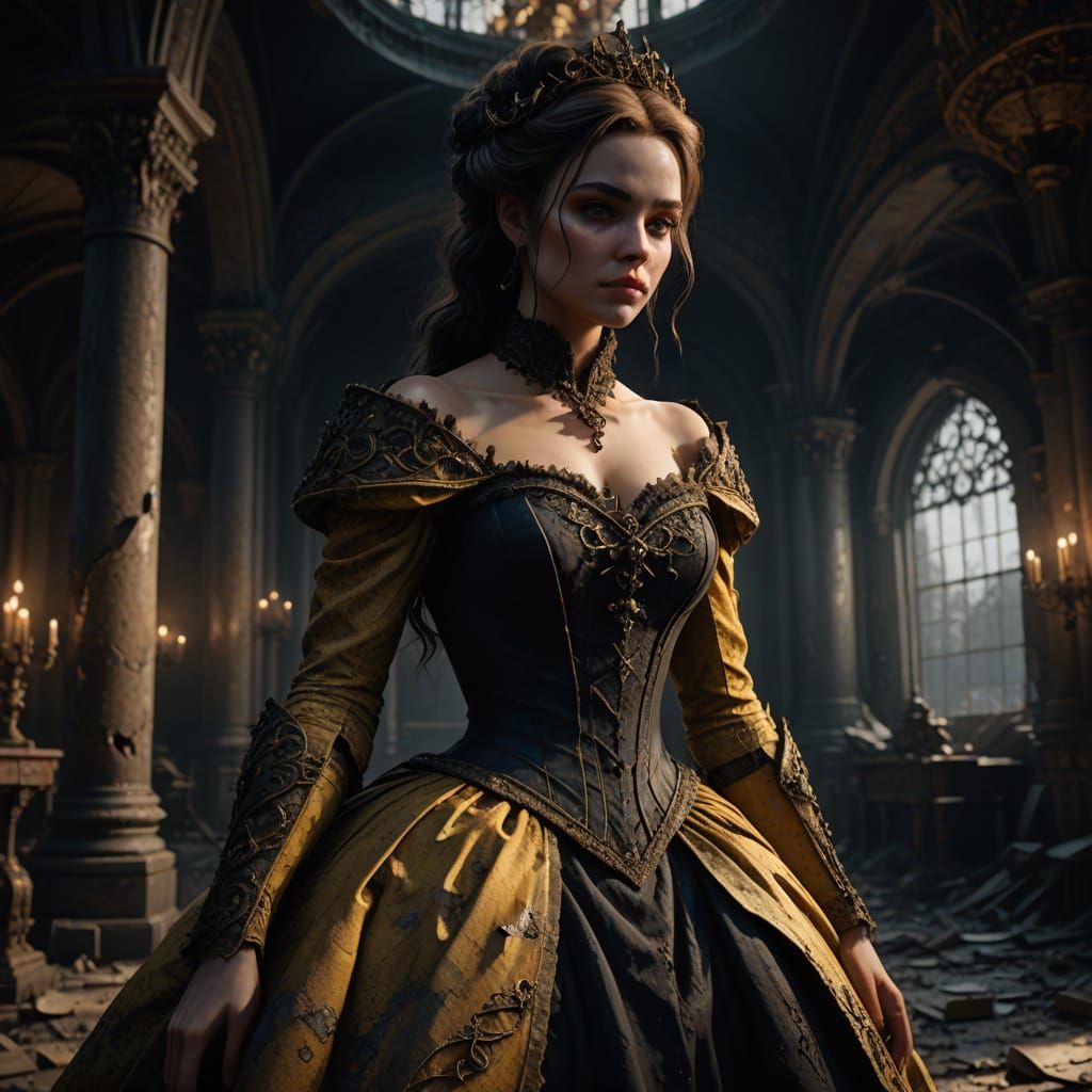 Dark Belle: A Tattered Princess in Ruined Luxury