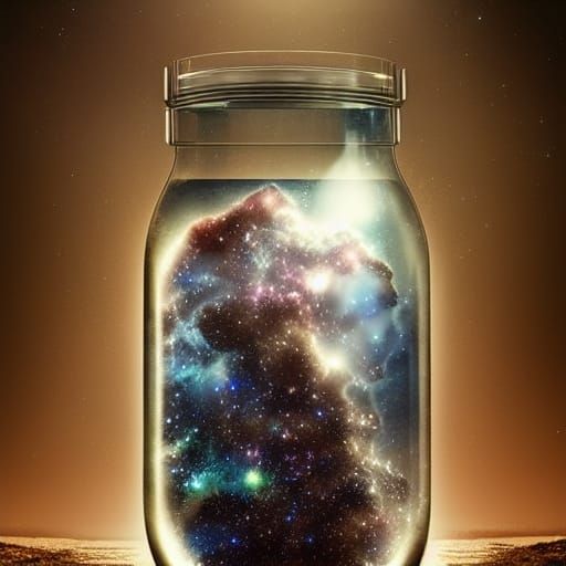 Galaxy in a Jar: Digital Matte Painting