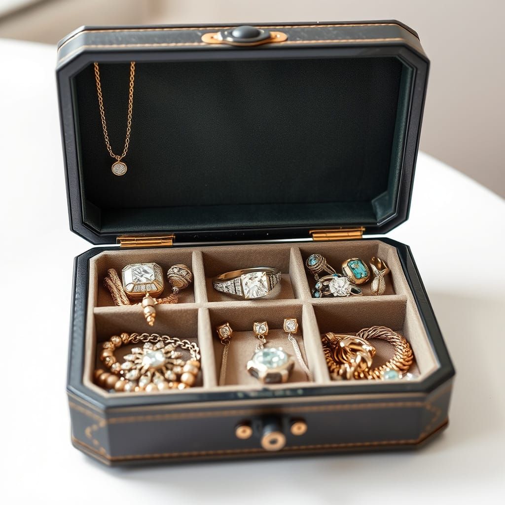 Jewellery Box Still Life with Jewels