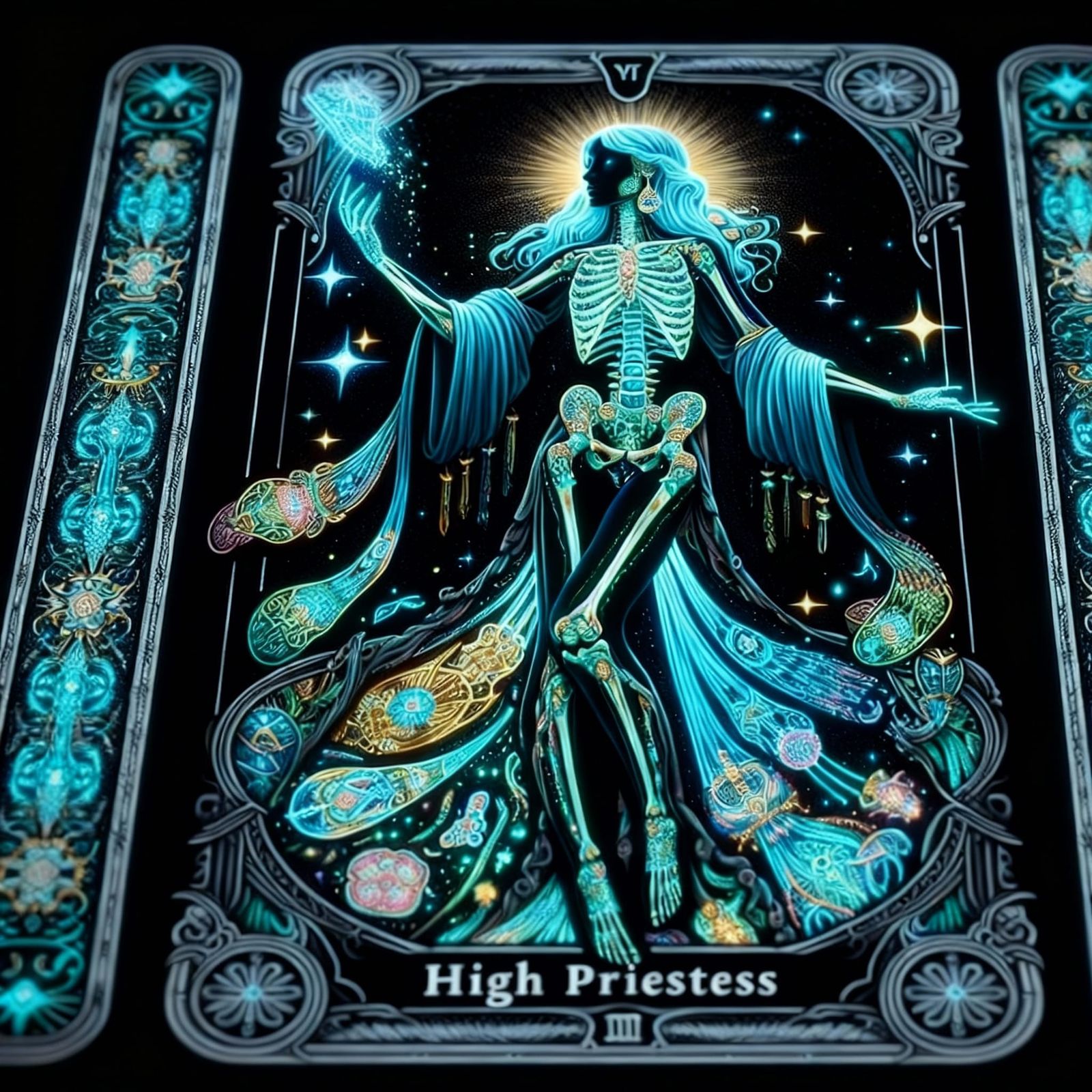 High Priestess Tarot Card Escapes Realm