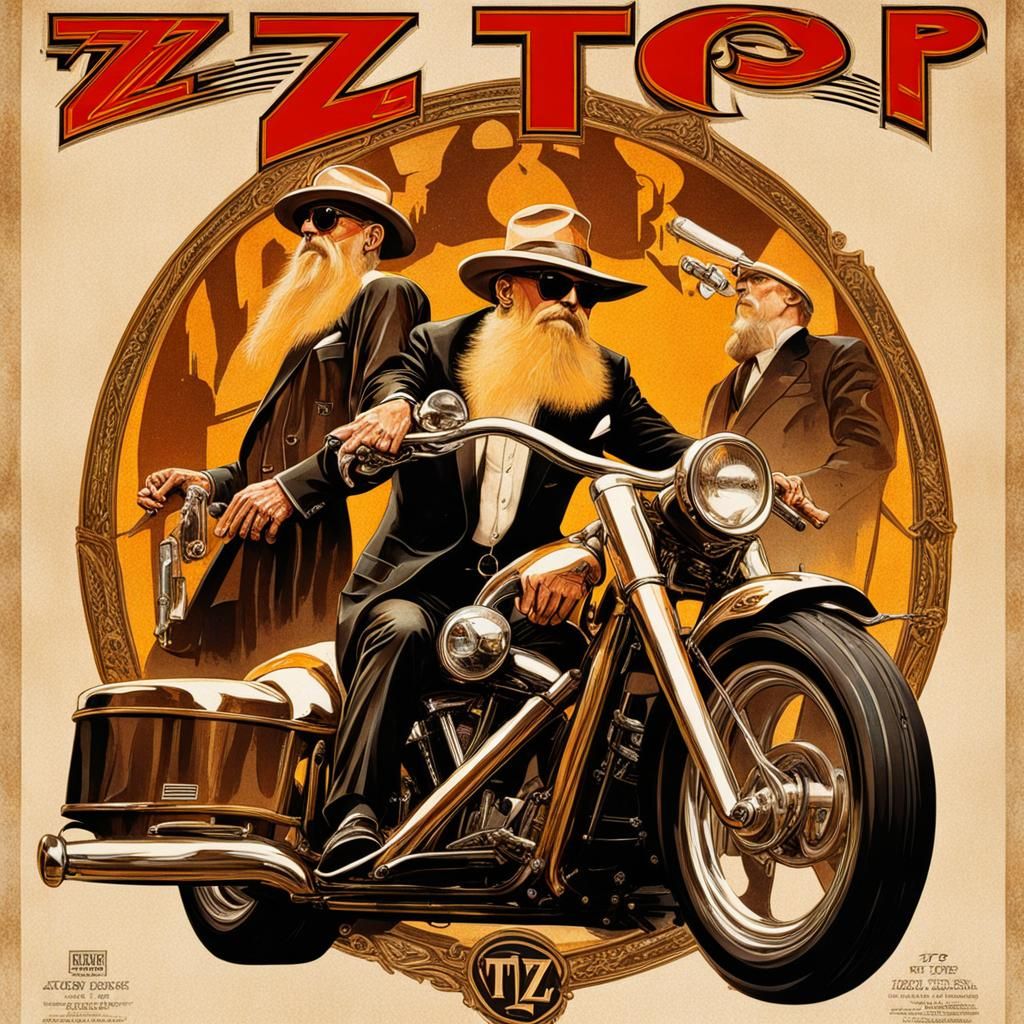 ZZ TOP WALL POSTER
