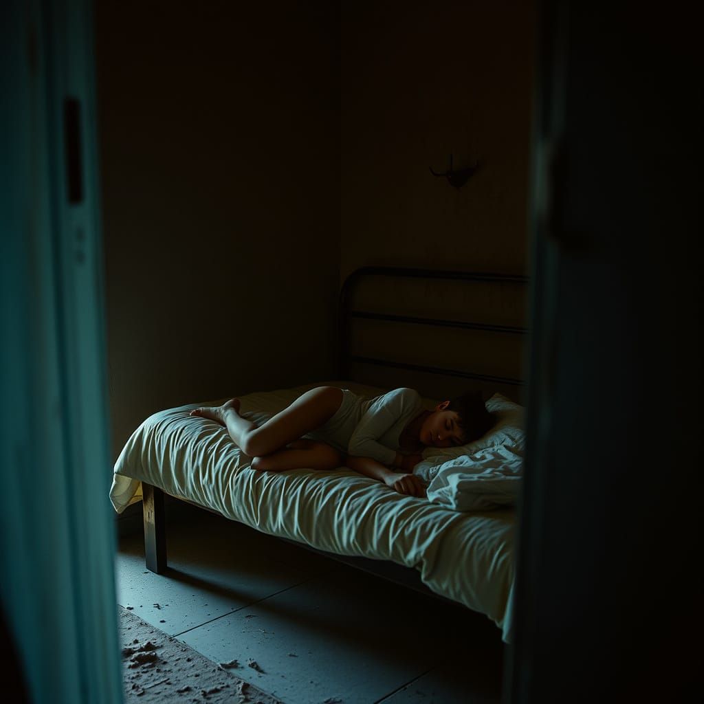 Cellar Sanctuary: A Cinematic Film Still